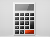 Calculator Icon PSD