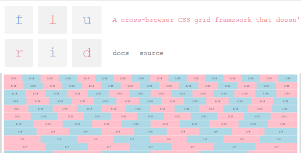 FLURID Responsive CSS Framework