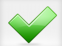 Check (Glossy) Icon Freebie